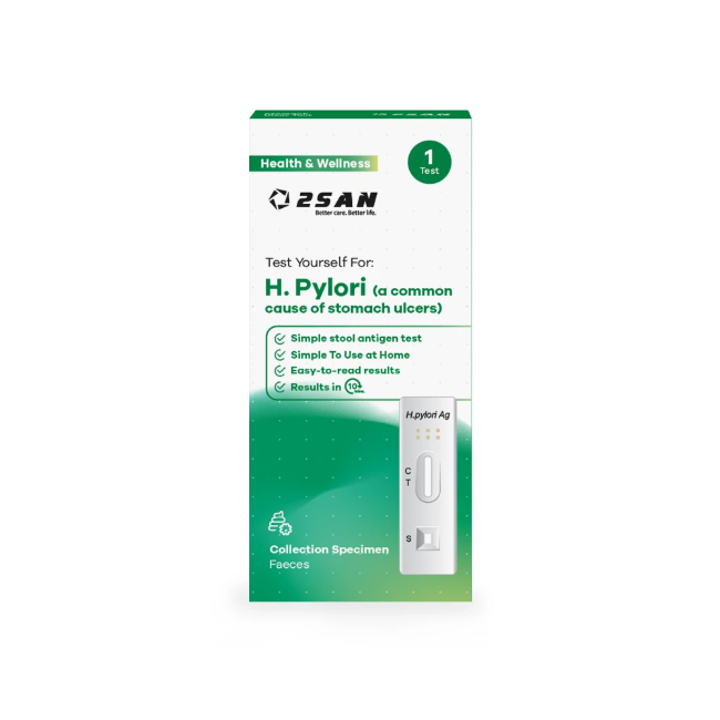 2San Stomach Ulcer (H. pylori) Test - Buy online from Platinum Pharmacy