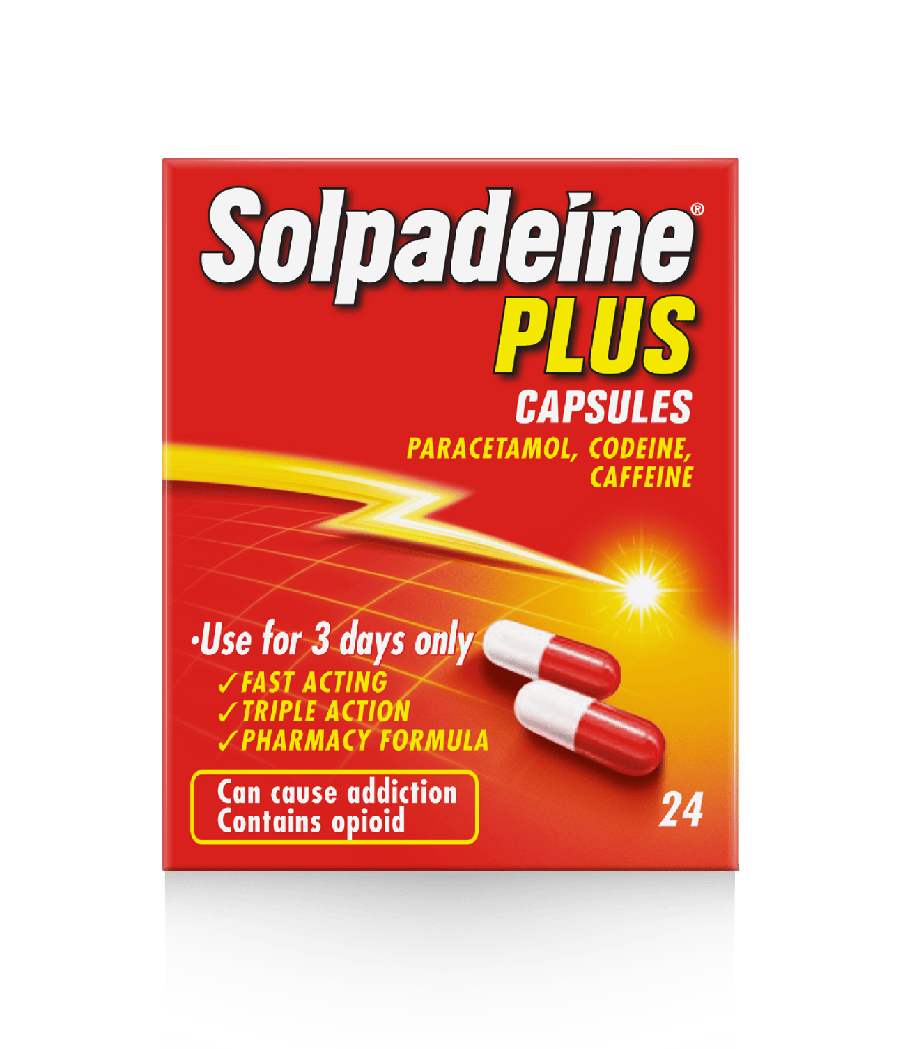 Solpadeine Plus Capsules - Buy online from Platinum Pharmacy