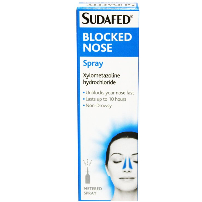 Sudafed Blocked Nose Nasal Spray - Buy online from Platinum Pharmacy UK