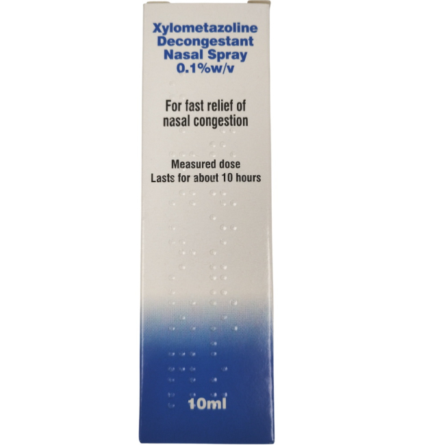 Xylometazoline Nasal Spray - Buy online from Platinum Pharmacy UK