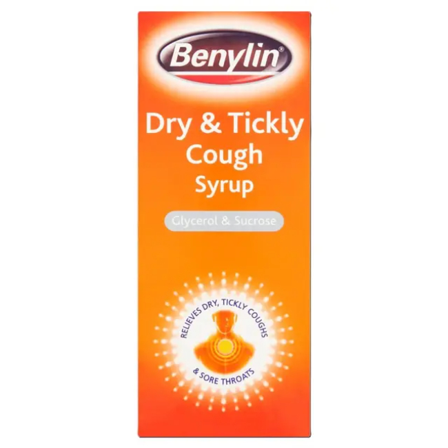 Benylin Dry & Tickly Cough Syrup - Buy online from Platinum Pharmacy UK