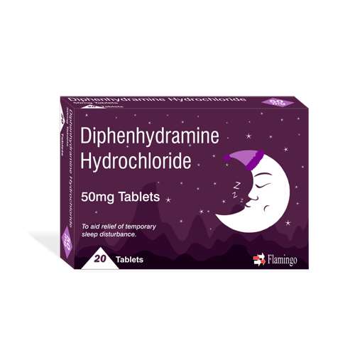 Diphenhydramine 50mg Tablets - Buy online from Platinum Pharmacy