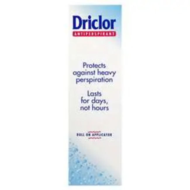 Driclor Solution Antiperspirant - Buy online from Platinum Pharmacy UK