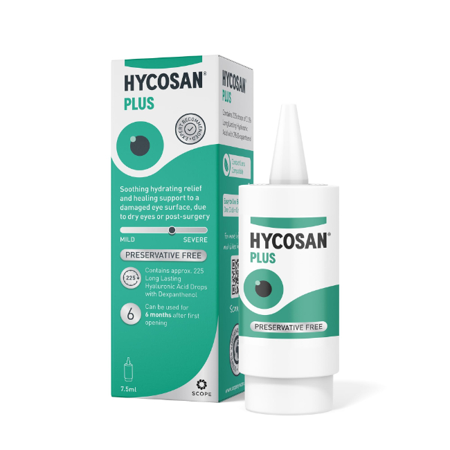 Hycosan Plus Eye Drops - Buy online from Platinum Pharmacy