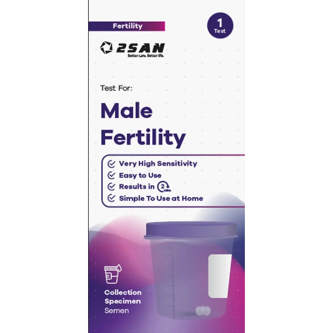 2San Male Fertility (Sperm Concentration) Test - Buy online from Platinum Pharmacy