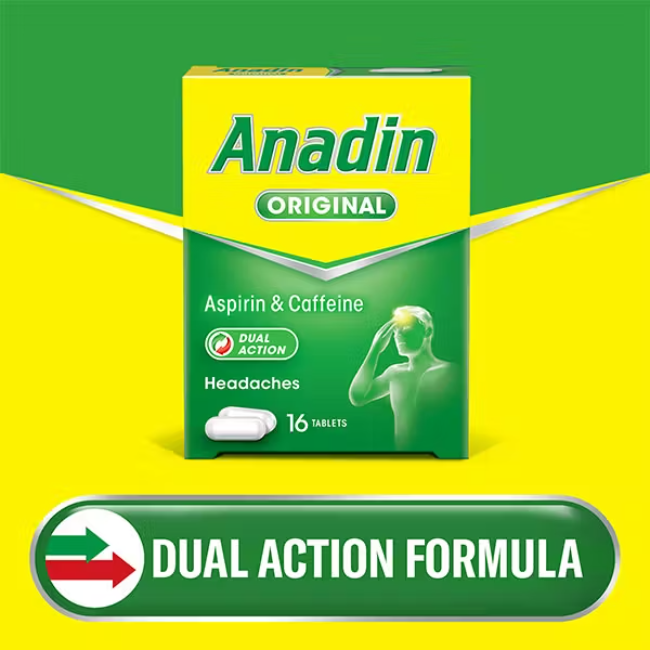 Anadin Original Tablets - Buy online from Platinum Pharmacy