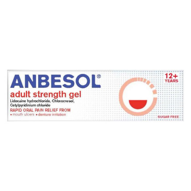 Anbesol Adult Strength Gel - Buy online from Platinum Pharmacy