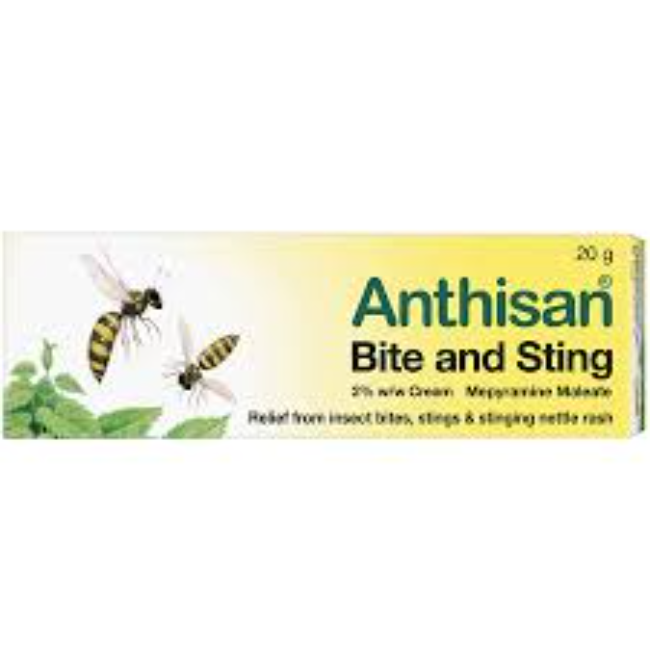 Anthisan Bite & Sting Cream - Buy online from Platinum Pharmacy