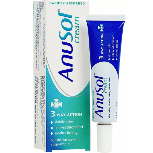 Anusol Cream - Buy online from Platinum Pharmacy
