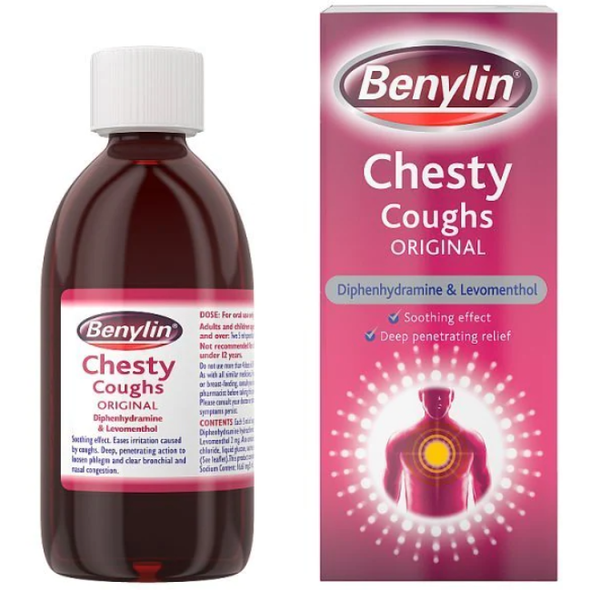 Benylin Chesty Cough Syrup - Buy online from Platinum Pharmacy