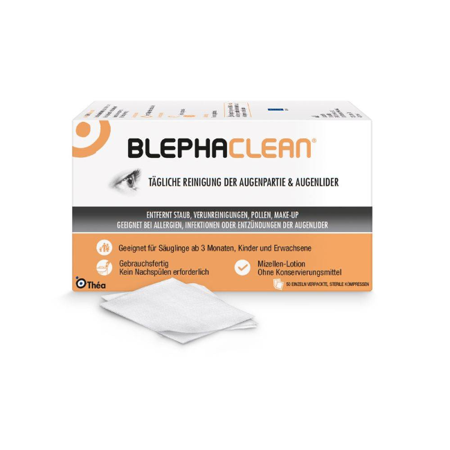 Blephaclean Eyelid Wipes - Buy online from Platinum Pharmacy