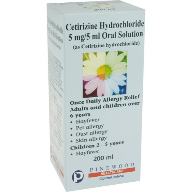 Cetirizine Liquid - Buy online from Platinum Pharmacy