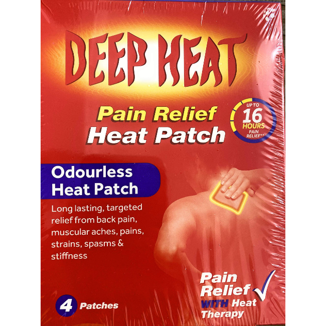 Deep Heat Patches - Buy online from Platinum Pharmacy