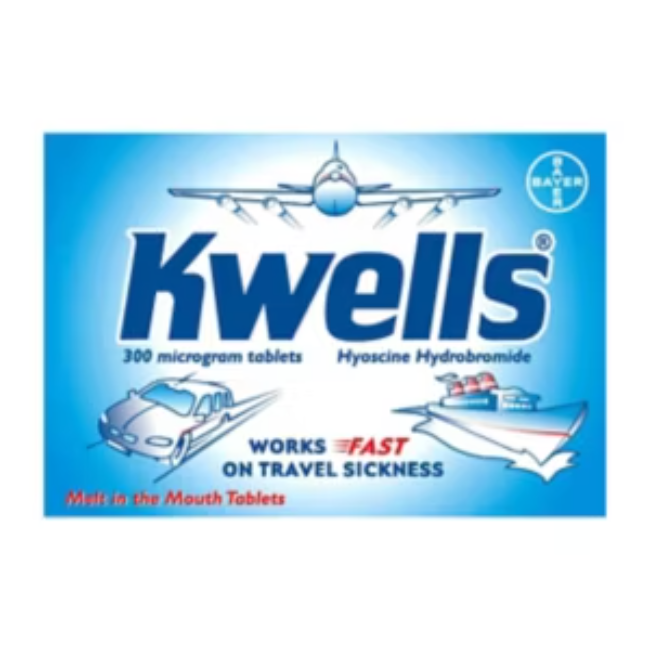 Kwells Adult Travel Sickness Tablets - Buy online from Platinum Pharmacy