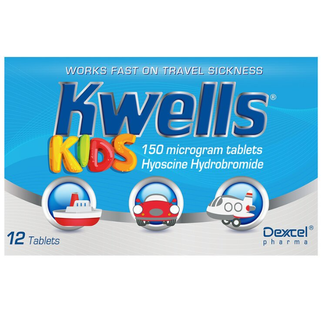 Kwells Kids Travel Sickness Tablets - Buy online from Platinum Pharmacy