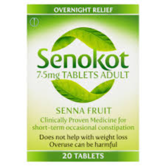 Senokot Tablets - Buy online from Platinum Pharmacy