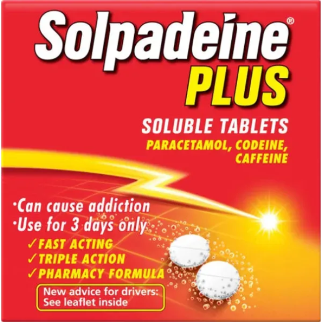 Solpadeine Plus Capsules - Buy online from Platinum Pharmacy