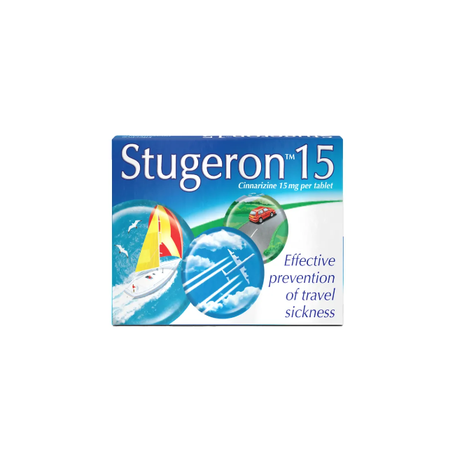 Stugeron Travel Sickness Tablets - Buy online from Platinum Pharmacy