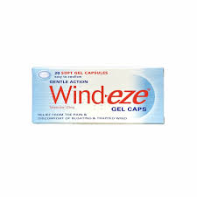 Wind-Eze Gel Capsules - Buy online from Platinum Pharmacy