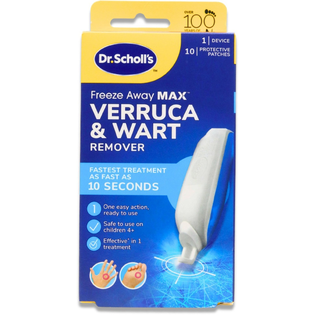 Dr. Scholl's Freeze Away Max Wart & Verucca Remover - Buy online from Platinum Pharmacy