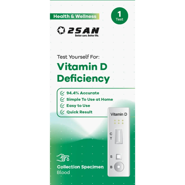 2San Vitamin D Deficiency Test - Buy online from Platinum Pharmacy