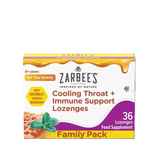 Zarbee’s Cooling Throat Lozenges - Buy online from Platinum Pharmacy UK